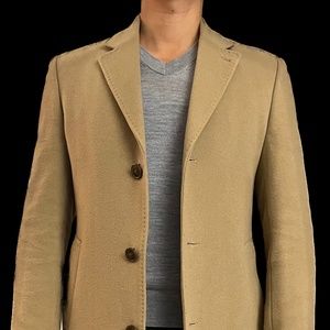 LAUREN RALPH LAUREN Men’s Luther Overcoat Camel 36R